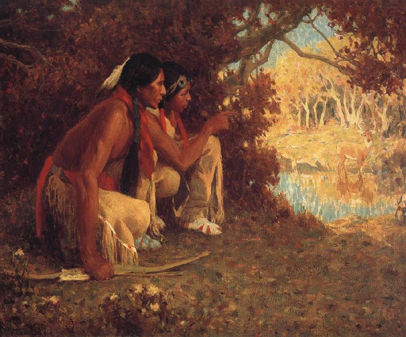 Hunting for Deer, Eanger Irving Couse